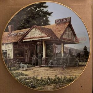 Lone Pine by James Lumbers - Collector Plate